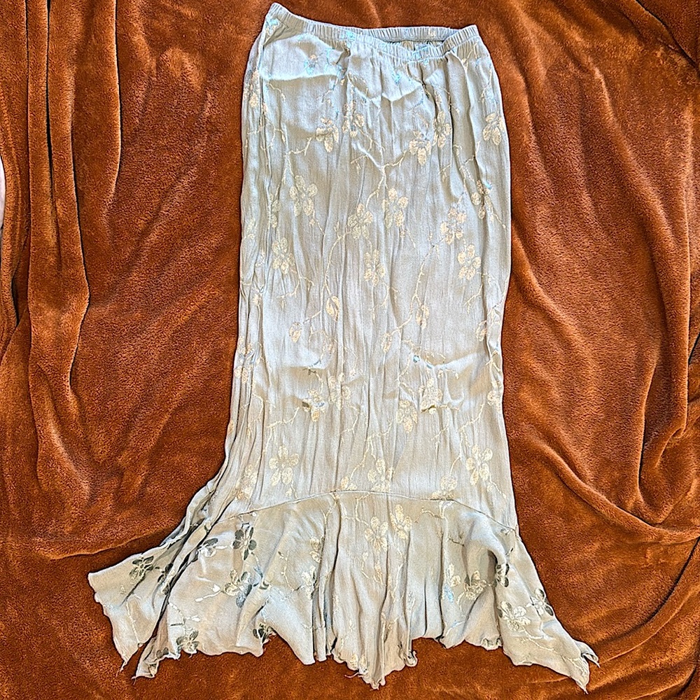 Rayon Maxi Skirt